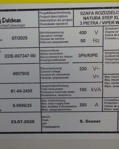 Control cabinet house 2, Viper internal